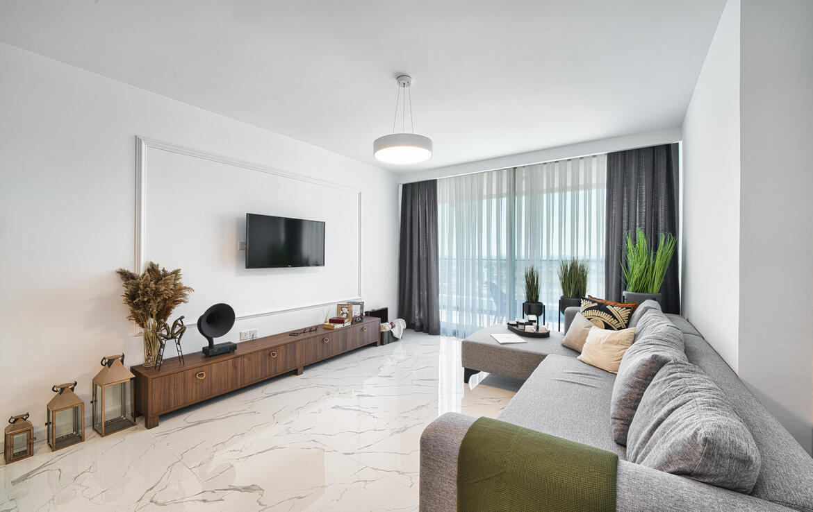 Просторная квартира 2+1 в Grand Sapphire Resort