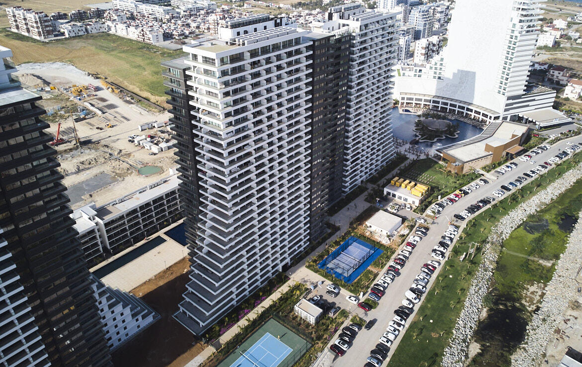 Просторная квартира 2+1 в Grand Sapphire Resort