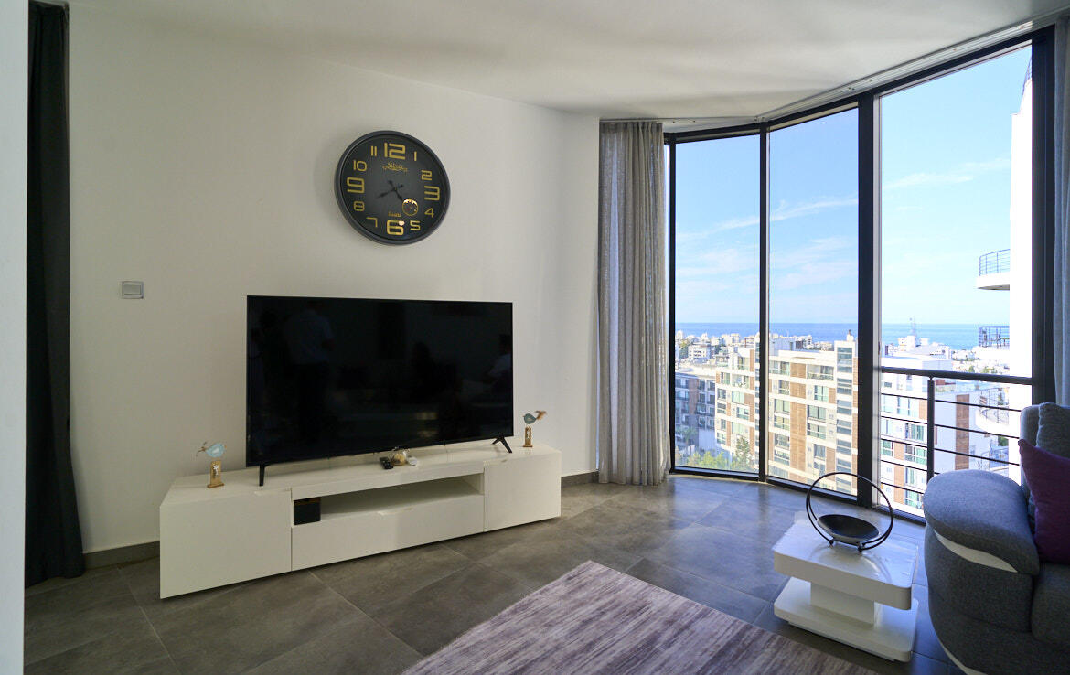 Уютная квартира 3+1 в CC Towers с видом на море