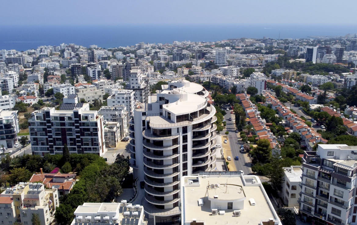 Уютная квартира 3+1 в CC Towers с видом на море