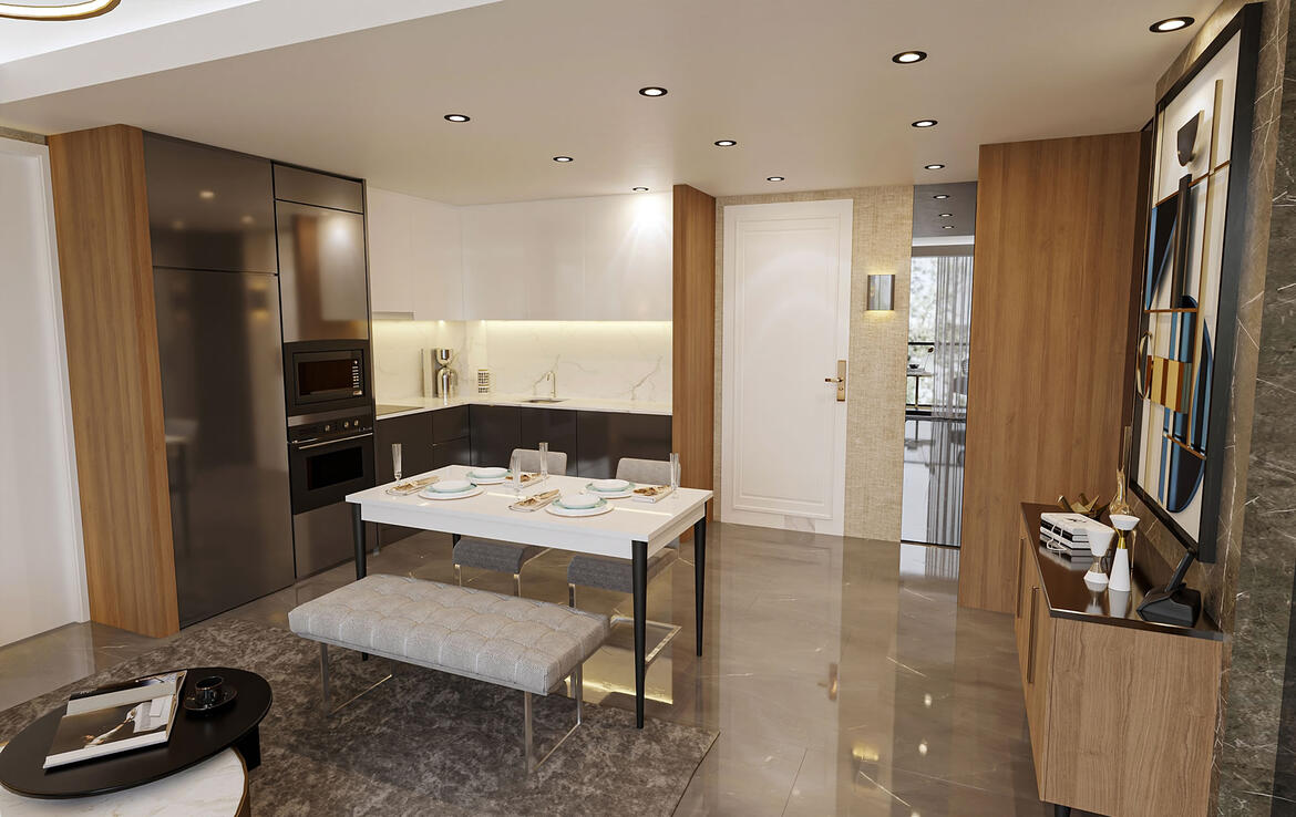 Апартаменты с видом на море в комплексе Querencia